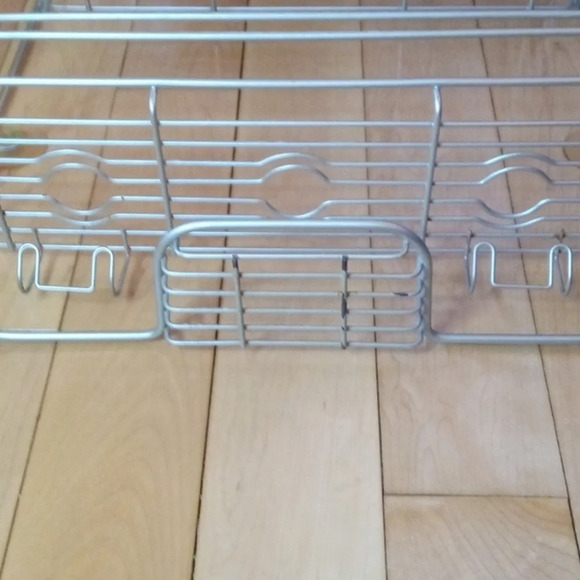 Brushed Nickel bathroom shower caddy - Picture 5 of 6